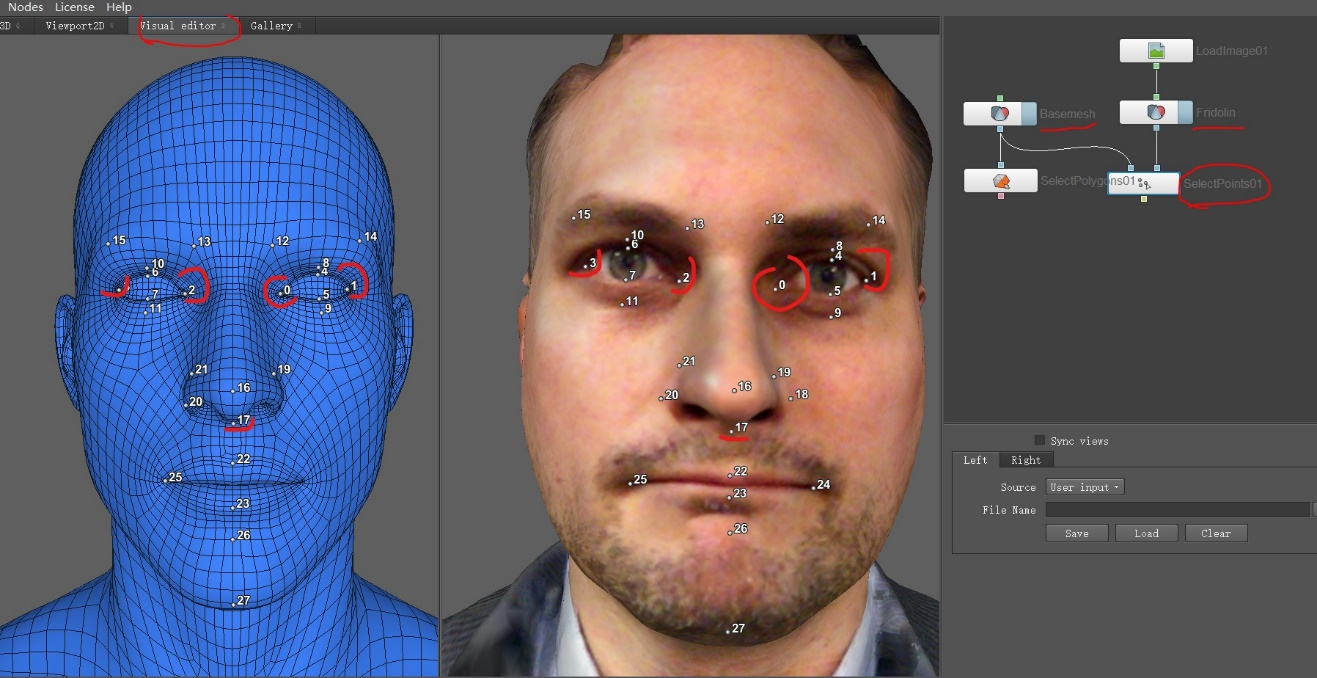 Wrap Selecting points