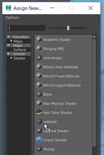 Maya Lambert material