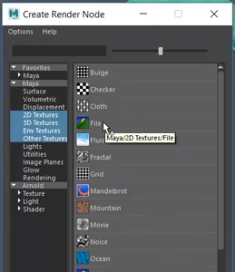 Maya Add file to Lambert colour