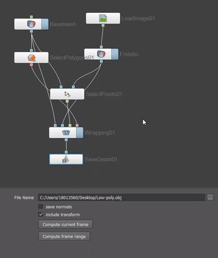 Wrap Node graph editor saving