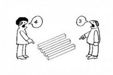 Optical Illusion Highlighting Visual Perception